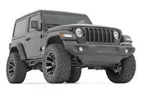90761 Rough Country Suspension Contoured Drop Steps 2 Door Jeep Wrangler Jl 4wd 2018-2024 #2