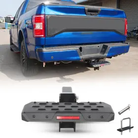 Nb102-bx Roxx For 2 Inch Receiver Trailer Towing Hitch Step Bar Rear Bumper Guard Truck Van Car