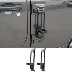 2025wu3969 Savadicar Car Hinge Side Step Folding Door Foot Pedal For Jeep Wrangler Jk Jl Jt 2007