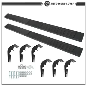 Al2034189lv Silscvtt Running Boards For Dodge Ram 1500 Crew Cab 09-18 6 Inch Side Step Nerf Bars Black
