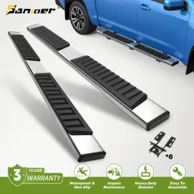 Siziom 768362272953 Used For Jeep Wrangler Jk 4 Door 2007-2018 Running Boards Side Step Nerf Bars