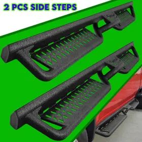 Bdk85515 Smanow Fit 04-24 Nissan Titan Crew Cab Side Step Bdk Running Boards Drop Nerf Bar Blk