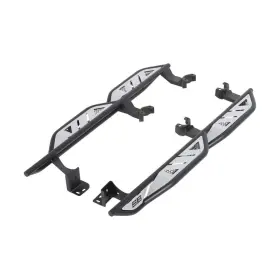 Mlx-smb77734-cl360a50 Smittybilt For Jeep Wrangler 2018-2020 Apollo Rock Sliders Jl 4 Door Steel Light Textured