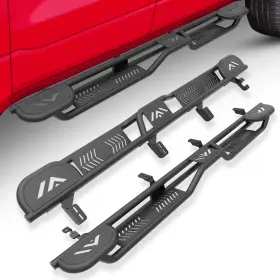 Frtc035020789 Soenboo For 2007-2021 Toyota Tundra Crew Max Cab Three Raised Running Boards Side Steps