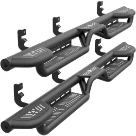 Trrn028017456 Soenboo 3-raised Steps Running Boards For 2004-2025 Nissan Titan Not 2016 Crew Cab