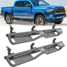 Xrbr054018789 Soenboo Running Boards For 2005-2023 Toyota Tacoma Double/crew Cab 5 Inch 2-stair Side Steps