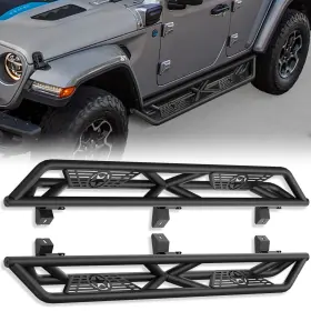 Xrrn050009133 Soenboo For 2018-2024 Jeep Wrangler Jl Jlu Unlimited 4drs Running Boards Drop Side Steps
