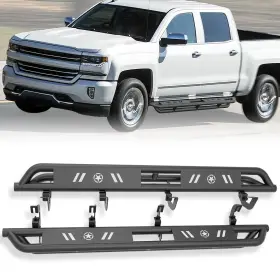 Xrrn050094133 Soenboo Running Boards Fits For 07-2019 Chevy Silverado&gmc Sierra 2500 3500 Hd Crew Cab