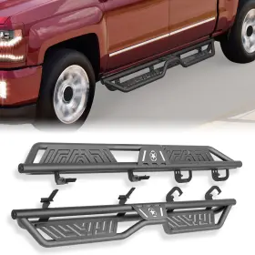 Xrtc05300389 Soenboo Side Steps Running Boards For Silverado And Sierra 2500 3500 Crew Cab 2007-2019