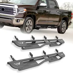 Xrtc055020789 Soenboo Three Raised Running Boards Side Steps For Toyota Tundra Crew Max Cab 2007-2021