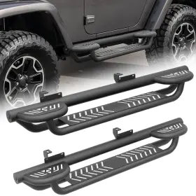 Xsrn066060357 Soenboo 2-stairs Design Running Boards Drop Side Steps For 2007-2018 Wrangler Jk 2 Doors