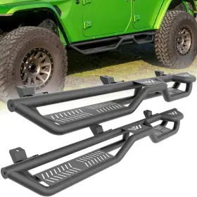 Xsrn066069357 Soenboo Two Raised Steps Running Boards For 2018-2026 Jeep Wrangler Jl 4 Doors Bolt-on
