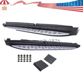 Soillar 12-19 W166 Ml350 Fit 2012-2015 Mercedes-benz Ml-class Models Step Boards Nerf Bars Pair