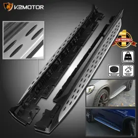 Ssboe-x25316-ln Spec-d Tuning 16 Fits 2016-2020 Mercedes-benz Glc X253 Aluminum Running Board Side Step Bars 2pc