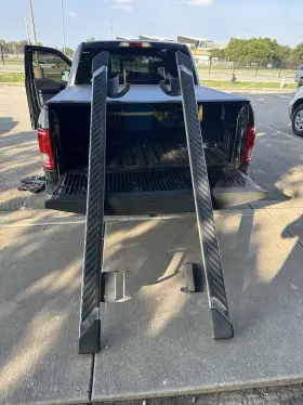 Sdd-stepbztl8060 Speed Daddy For 15-21 F150 F250 F350 Sd Crew Cab 6 Inch Nerf Bar Flat Side Step Running Boards