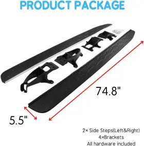 Lhfx5yctb Starsuv Side Step For Land Rover Lr L462 Discovery 5 2017-2025 Running Board Nerf Bar #2
