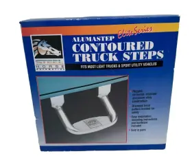 Steel Horse Automotive 745496752391 Vintage Alumastep Elite Series Contoured Truck Steps Pair X2 - New