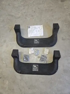 75026 Steel Horse Automotive Aluminum Side Steps For Jeep Yj And Cj