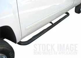 Ft20-ft24 Steelcraft 202380 New 3 Inch Black Round Sidebars Fits Chevy Silverado 1500 2500 3500 Dbl Cab