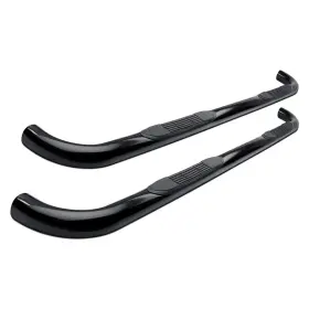Steelcraft 212200 3 Inch Black Round Side Bars Steps Ford Ranger Supercrew 19-25-m638