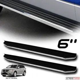 Strbwbjour09vpch001 Streetune For 09-19 Journey 6 Inch Aluminum Stainless Chrome Trim Side Step Running Boards Vp