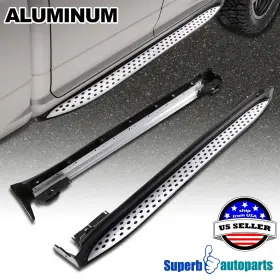Superbautoparts 841808183553 Fits 2006-2011 Mercedes-benz W164 Ml320 350 500 Side Step Bar Running Boards