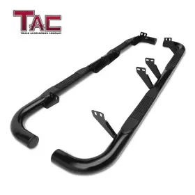 Tac Truck Accessories Company Ba202630 3 Inch Black Side Step Rails Nerf Bars Running Boards 2003-2010 Hummer H2 / Sut