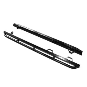 Tf810 Terrafirma Tf810gal Galvanized Defender 110 Rock Sliders With Tree Bars 1983-2015