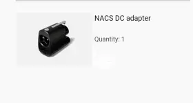 1434343-00-d Tesla New In The Box- Rivian Supercharger Nacs Dc Adapter #2