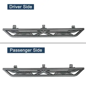 C002-1 Tokmowin Side Step Running Boards Nerf Bars Steel Fit Jeep Wrangler Jl 2018-2024 4 Door #3