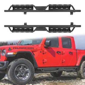 E001 Tokmowin For 20-24 Jeep Gladiator Jt 4 Door Side Step Nerf Bars Running Board Right& Left