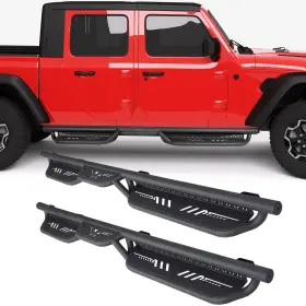 E004 Tokmowin Running Boards For 2020- 2023 2024 Jeep Gladiator Jt 4 Door Drop Bars Side Steps