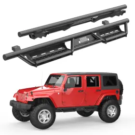 Tmy.b004-1 Tokmowin Steel Nerf Bar Side Step Running Board For Jeep Wrangler 2007-2018 Jk Jku 4 Door