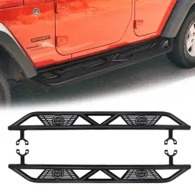 Tmy.b006 Tokmowin Running Boards Drop Side Steps Rectangular For 2007-2018 Jeep Wrangler Jk 4 Door