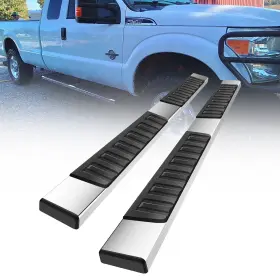 67653pm Top-automall 6 Inch Estribos Para 1999-2016 Ford F250-550 Superduty Super Cab Lateral Nerf Barras