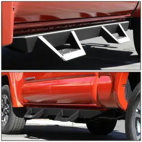 Stepbg222014 Top Street King 3 Inch Powdercoated Step Nerf Bar Running Board L R For Tacoma Ext Access Cab 05-20 #3