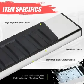 Tsk-stepba0025 Top Street King 6.75 Inch Flat Side Step Bar Running Boards For Dodge Ram 1500 Crew Cab 4dr 19-23 #2