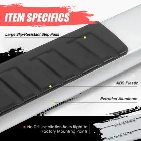 Tsk-stepbztl8065t2 Top Street King 6 Inch Factory Style Aluminum Step Bar Running Board For Ford F-series Sd 99-16 Pair #2