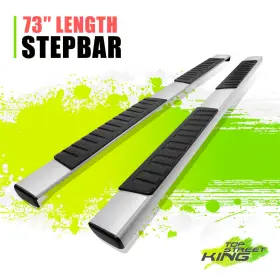 Tsk-stepbztl8065t2 Top Street King 6 Inch Factory Style Aluminum Step Bar Running Board For Ford F-series Sd 99-16 Pair