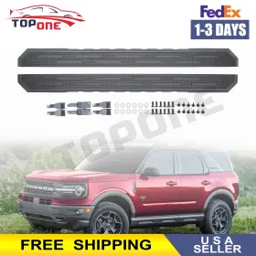 Topot00968 Topone Left And Right Running Board Step Kit For 2020-2022 Ford Bronco 4-door 2.3l 2.7l