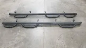 122.to1917 Toyota 17 Tundra Crew Cab Trd Predator Running Board Set Pair Black