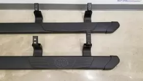 122.to1924 Toyota 24 Tundra Trd Sport Running Board Set Pair Black Crew Cab #2