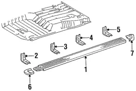 51774-60050 Toyota Genuine End Cover