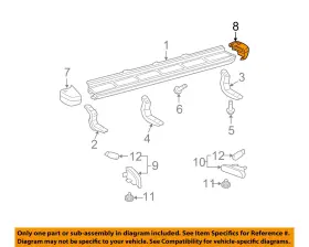 5177935090 Toyota Oem 03-09 4runner Running Board Step-rear Cover Right