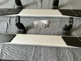Pt925-34224 Toyota 2022 - 2024 Tundra Crewmax Oem Running Boards- Silver Powder Coat #2