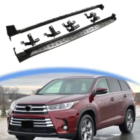 Tra 997751166348 For 2014-2019 Toyota Highlander Aluminum Running Boards Side Steps Nerf-bar #2