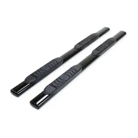 A7093b Trail Fx Bed Liners Trailfx Steel 5 Inch Oval Black Powder Coated Nerf Bar Rocker Panel Mount