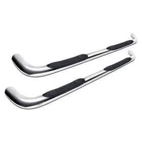 1130301041 Trailfx For Ford F-150 04-08 3 Inch Cab Length Polished Round Step Bars