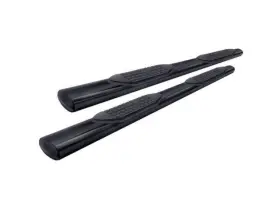 63knmw Trailfx 4 Inch Oval Straight Powder Coated Nerf Bars Fits Gmc Sierra 2500 Hd 2020-2025 Extended Cab Pickup