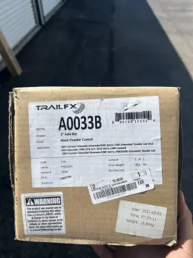 A0033b Trailfx 3 Inch Side Bar